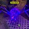 5.5-Ft Pre-Lit Prismatic Spider with 120 Purple LED Lights – Indoor/Outdoor Halloween Decor